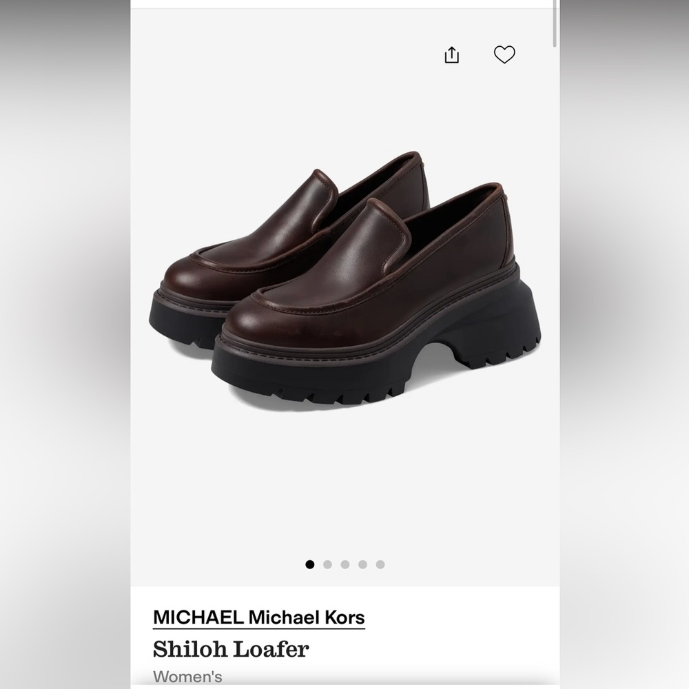 Michael Kors Shiloh Loafers Brown 8.5